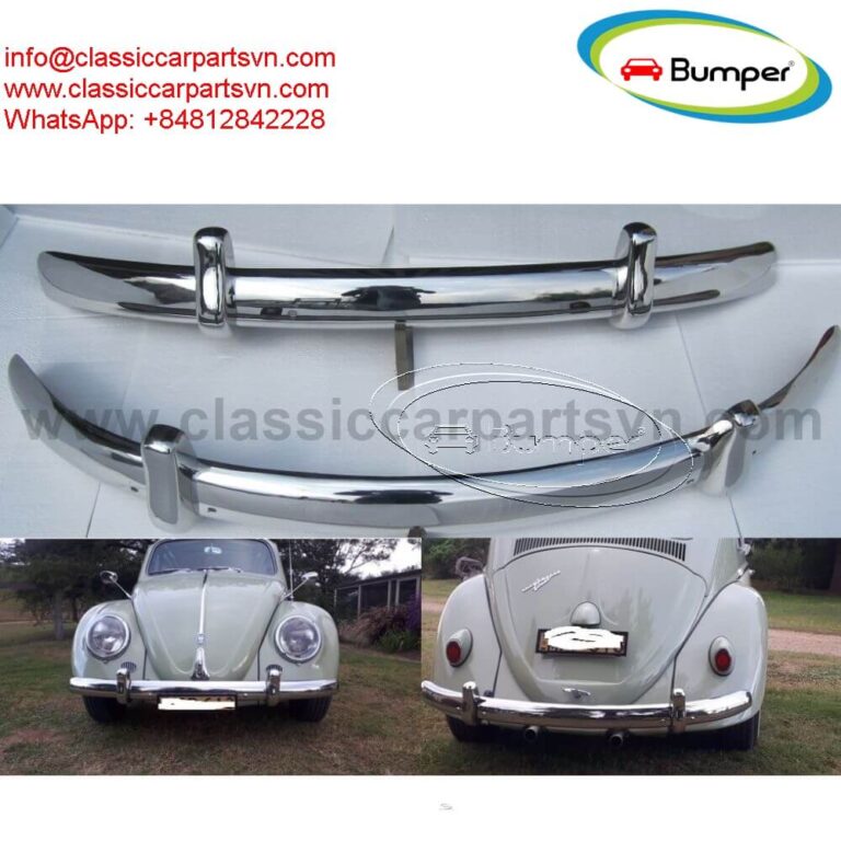 VW Beetle Split year (1950 â€“ 1953) bumpers by stainless steel new 