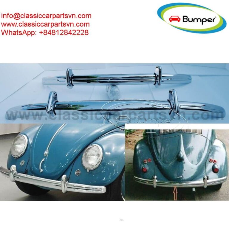 VW Beetle Split year (1950 â€“ 1953) bumpers by stainless steel new 